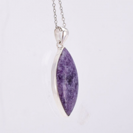 Pandantiv argint cu lepidolit forma marchiz [1]