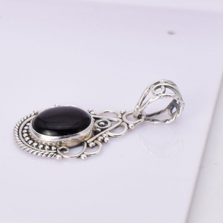 Pandantiv argint cu onix negru Boho Elegance [2]