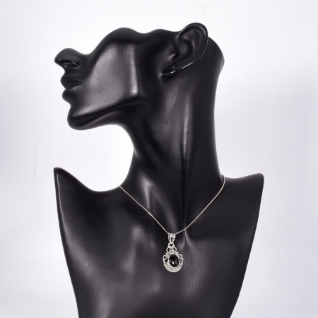 Pandantiv argint cu onix negru Boho Elegance [1]