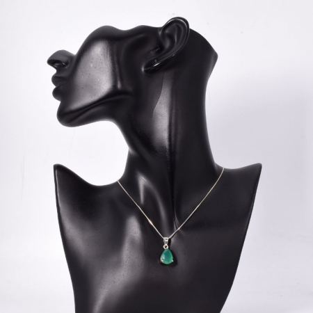 Pandantiv argint cu onix verde para fatetat [1]