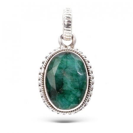 Pandantiv argint cu smarald "Noi Inceputuri" [0]