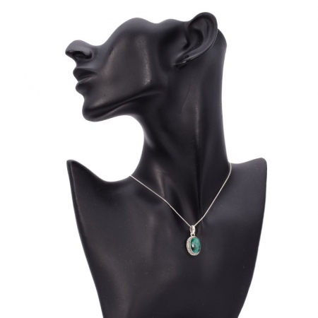 Pandantiv argint cu smarald "Noi Inceputuri" [1]