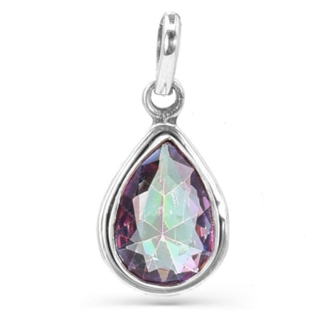 Pandantive pietre semipretioase - Pandantiv argint cu topaz mistic para