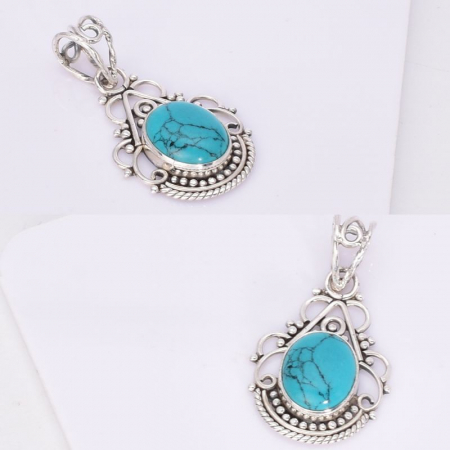 Pandantiv argint cu turcoaz Boho Elegance [2]