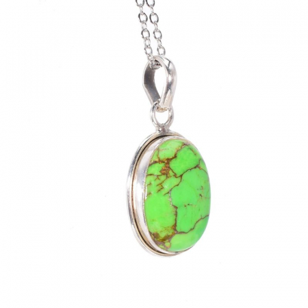 Pandantiv argint cu turcoaz cupru verde [1]