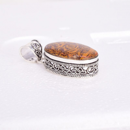 Pandantiv argint filigran cu jasp miriam [3]