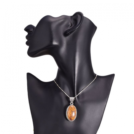 Pandantiv argint filigran cu jasp miriam [2]