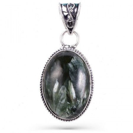 Pandantiv argint filigran cu piatra serafinit [0]