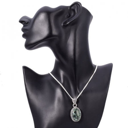 Pandantiv argint filigran cu serafinit [3]