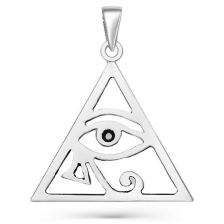Pandantiv argint Ochiul lui Horus, triunghiular [0]