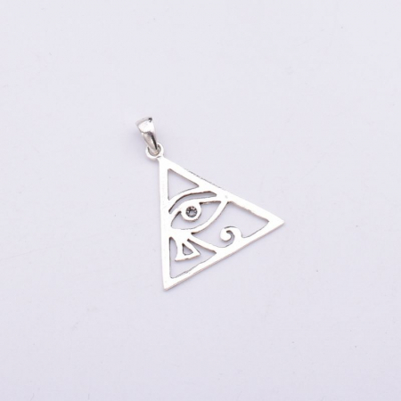 Pandantiv argint Ochiul lui Horus, triunghiular [2]