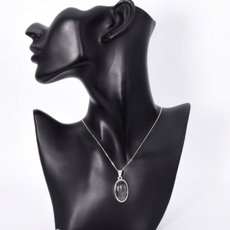 Pandantiv argint cu cuart rutilat Acele Destinului [1]