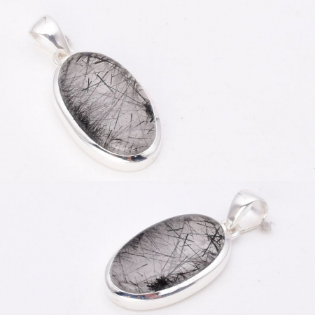 Pandantiv argint cu cuart rutilat Acele Destinului [3]