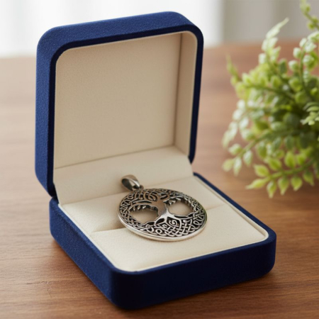 Pandantiv argint patinat Copacul Vietii [1]