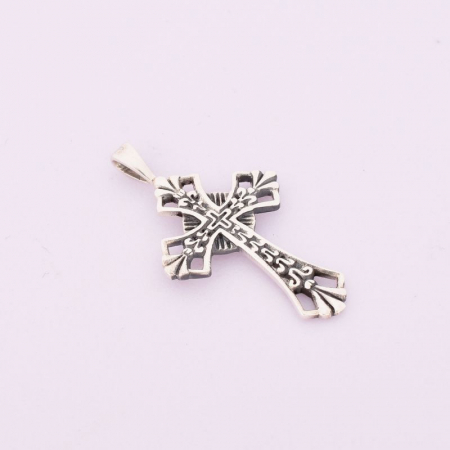 Pandantiv Cruce din argint patinat [2]