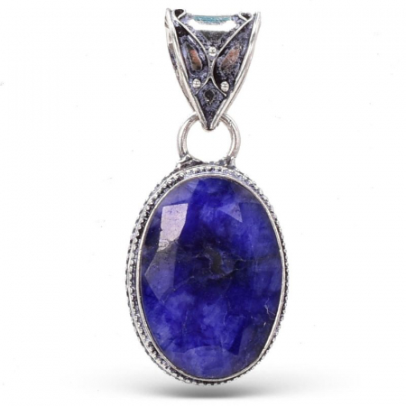 Pandantiv cu safir din argint filigran Freamat Etern [0]