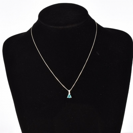 Pandantiv argint cu apatit neon [2]