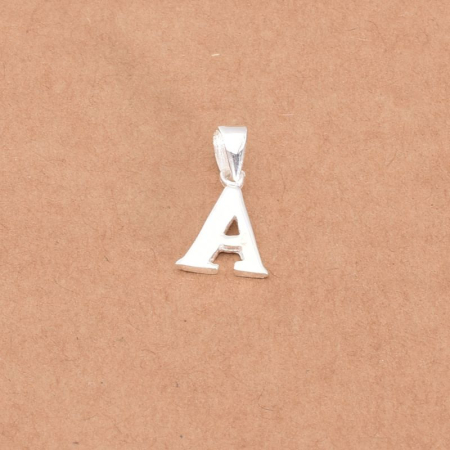 Pandantive argint - Pandantiv litera A din argint