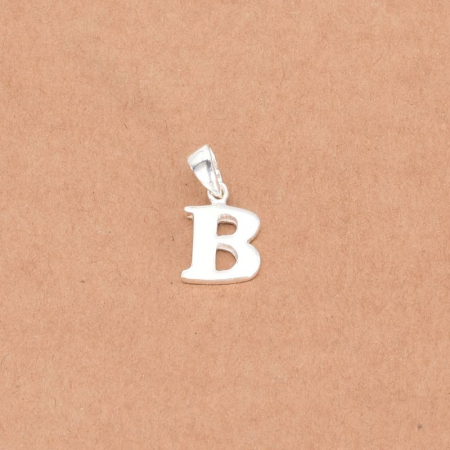 Pandantive argint - Pandantiv litera B din argint