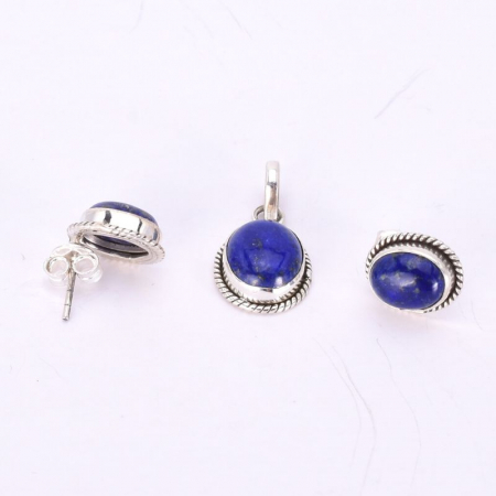 Set argint cu lapis lazuli [1]