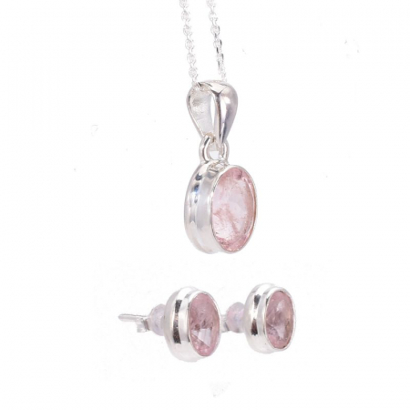 Set argint cu pietre morganit [1]