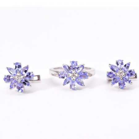 Set argint cu tanzanit [4]