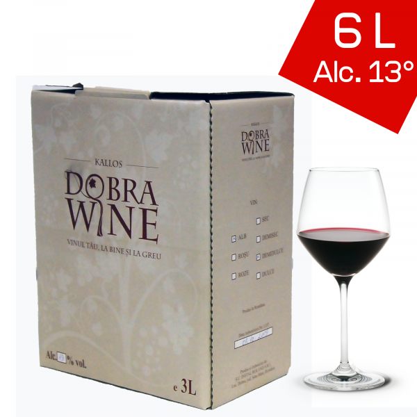 Vin Roșu Demidulce - Bag in box 6L [1]