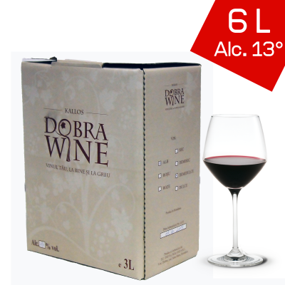 Vin Varsat - Vin Roșu Demidulce - Bag in box 6L
