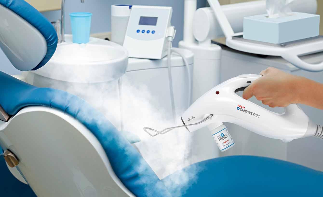 Dezinfecția cu abur certificată Polti: standard medical verificat