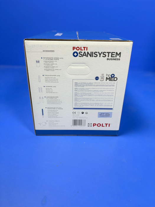 Aparat Contra Plosnitelor si pentru Indepartarea Insectelor si Gandacilor, Dezinfectare și Curatare cu Abur, Polti Sani System Business, Abur pana la 180°C, 2250 W, 4 Bar, Alb/Albastru [12]