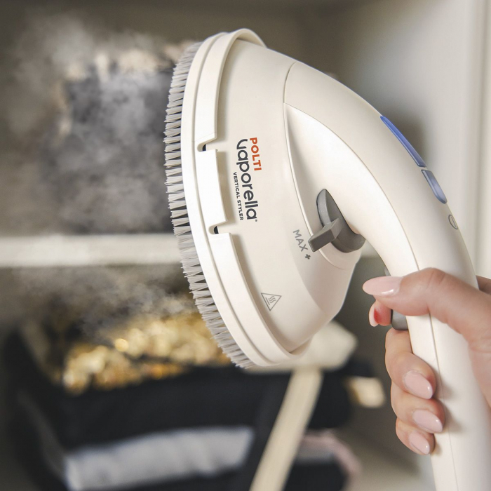 Aparat de Calcat Vertical cu Abur Polti Vaporella Vertical Styler GSF80R, 1,2 l, 5 Bar, 30 sec, talpă dublă ceramică [3]