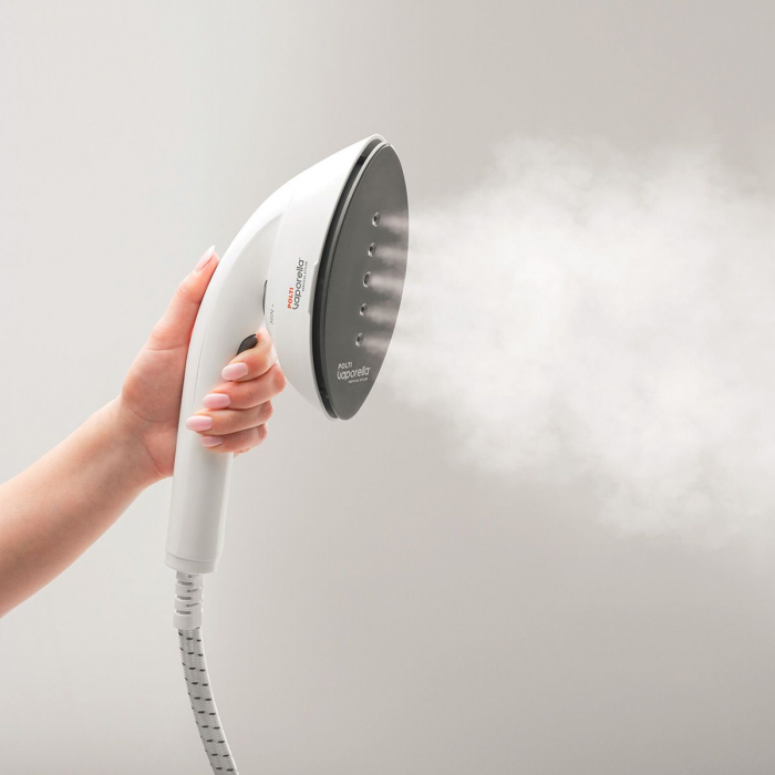 Aparat de Calcat Vertical cu Abur Polti Vaporella Vertical Styler GSF80R, 1,2 l, 5 Bar, 30 sec, talpă dublă ceramică [6]