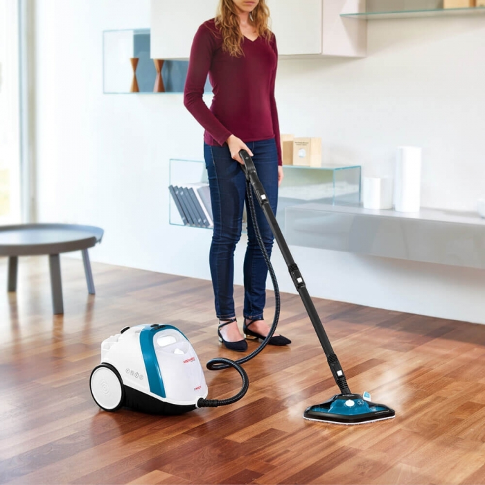 Aparat de Curatat cu Abur Vaporetto Smart 100_T, 1500 W, 2 l, 4 Bar, 110 gr/min, Alb/Albastru [9]
