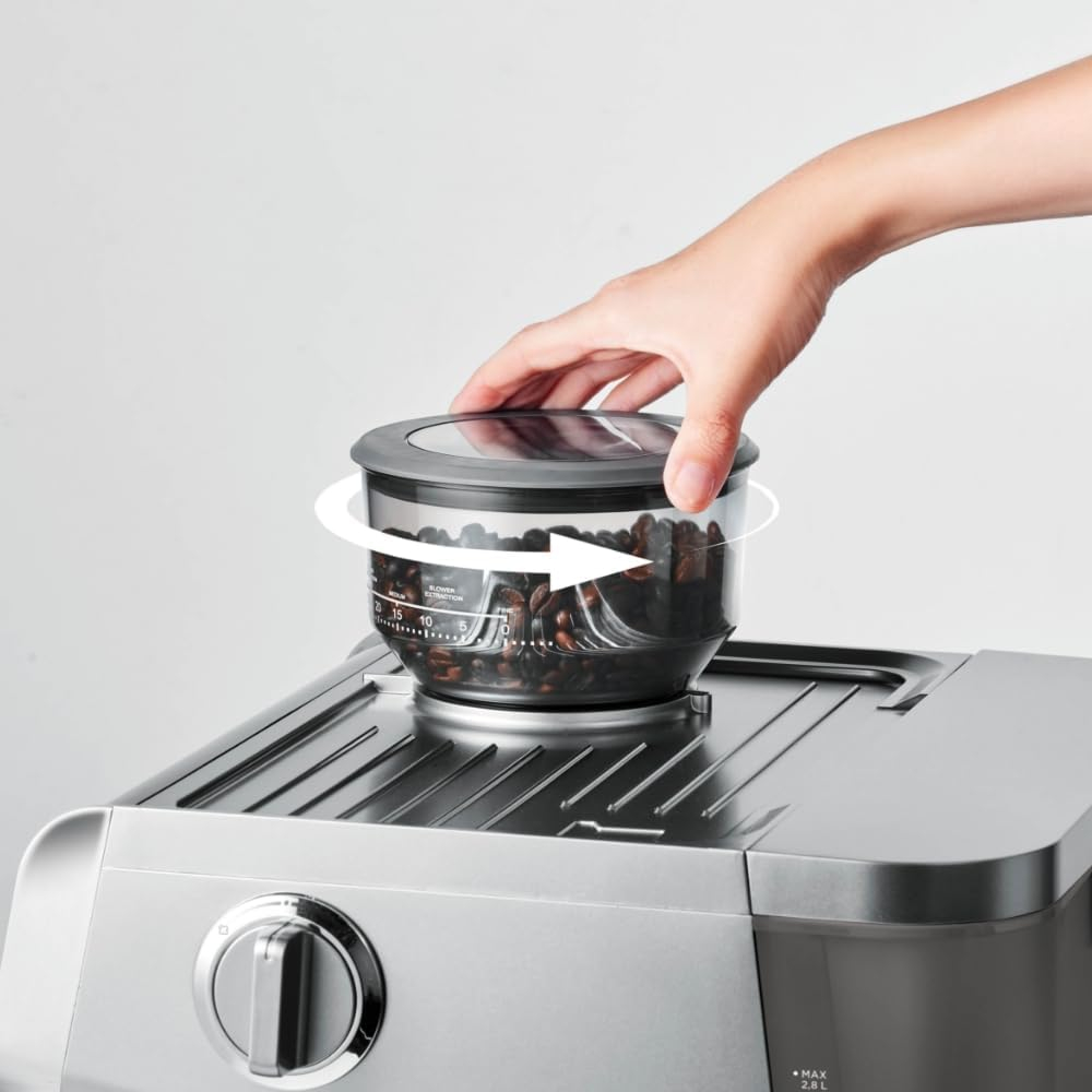 Espressor profesional manual cu rasnita de cafea, Polti Coffea G50S, 2,8l, 1550W,15 bar, pentru espresso si cappuccino [6]