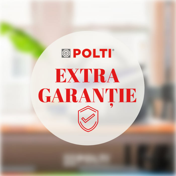 Pachet Exclusiv Extra Garantie Aparat de Curatat cu Abur Polti Vaporetto Eco Pro 3.0, 2000 W, Emisie Abur 110 g min, Presiune Abur 4.5 BAR, Gri