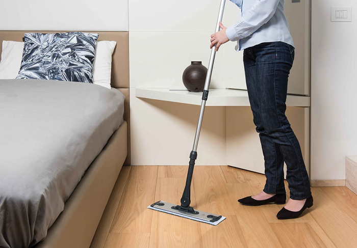 (Premium Edition) Mop cu Abur fara Fir Polti Moppy pentru Toate Tipurile de Suprafete Lavabile Orizontale si Verticale, Rosu [9]