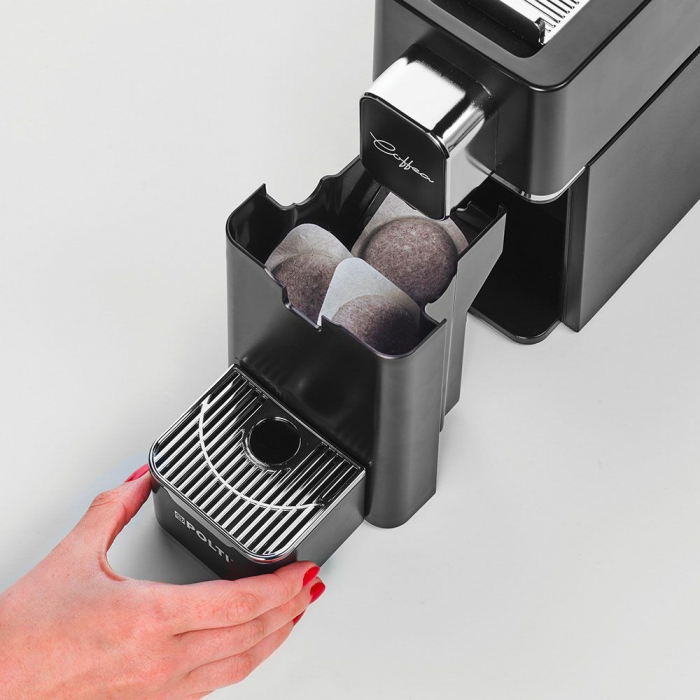 Polti Coffea S15B espressor de cafea pentru espresso și cafea lungă, compatibil cu capsule E.S.E. de 44 mm, rezervor detașabil de 0,85 l, pompa 19 BAR - Copie [3]