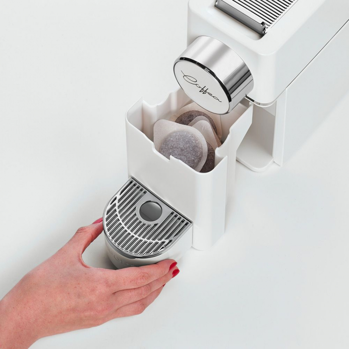 Polti Coffea S18W espressor de cafea pentru espresso și cafea lungă, compatibil cu capsule E.S.E. de 44 mm, rezervor detașabil de 0,85 l, pompa 19 BAR [4]