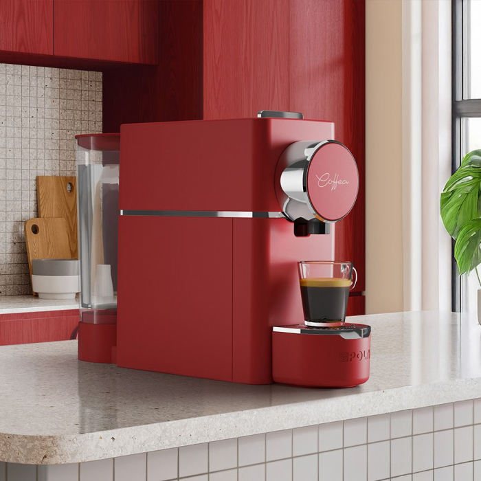 Polti Coffea S18R espressor de cafea pentru espresso și cafea lungă, compatibil cu capsule E.S.E. de 44 mm, rezervor detașabil de 0,85 l, pompa 19 BAR [6]