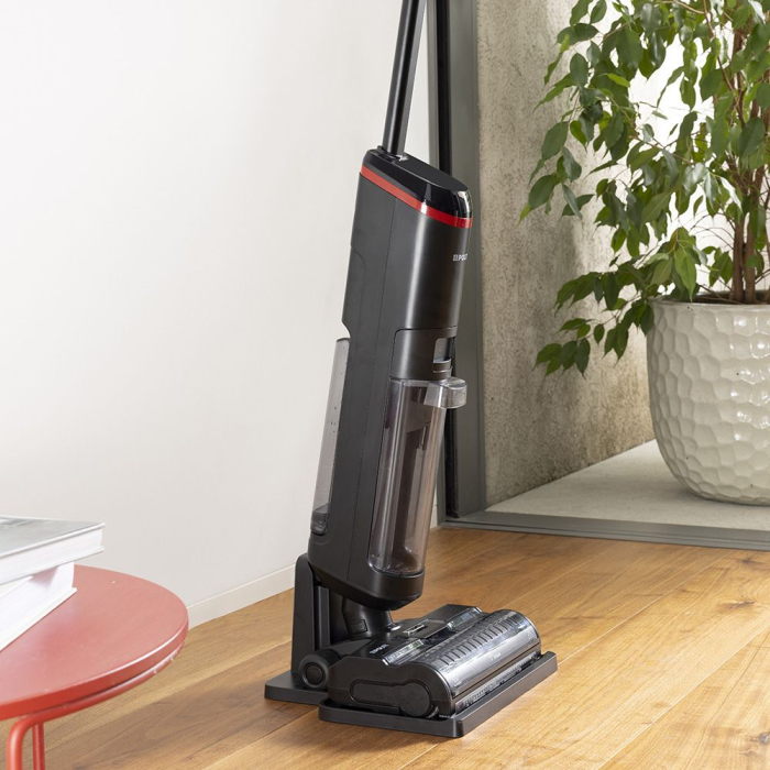 Aspirator vertical, fară fir, cu abur și aspirare umed-uscată, 450 W, aspirare 14 kPa, 0.6 l, 71 Db, 4,2 Kg, gri/negru, Polti RollySteam WD40C [3]