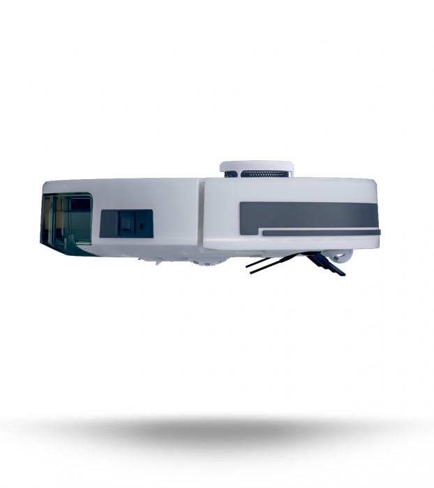 Robot de Aspirare Schbot F1, Aspirator Robot 3 în 1: măturat, aspirat și curățat podele, Autonomie 55-110 minute, Rezervor praf 600, Rezervor apă 370 ml, Stație Încărcare, Telecomandă, Alb [2]