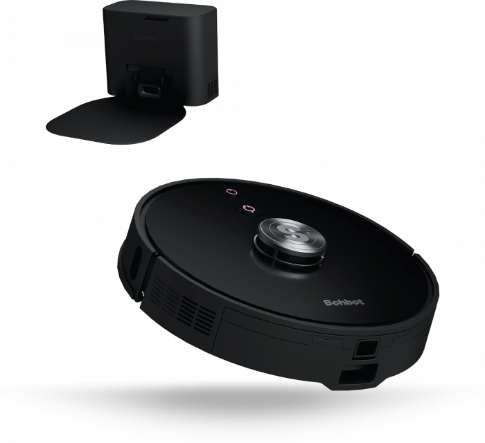 Robot de Aspirare Schbot F2 Pitbox Pro cu Stație de Golire și Încărcare Automată, Aspirator Robot 3 în 1: Aspirare, spălare podele, curățare uscată și umedă, Autonomie până la 170 minute, Încărcare și [5]