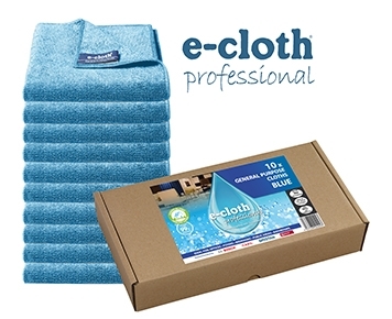 Set 10 x Laveta Premium E-Cloth Universala din Microfibra, Bucatarie, Baie, Geamuri, Praf, 32 x 32 cm, Albastru