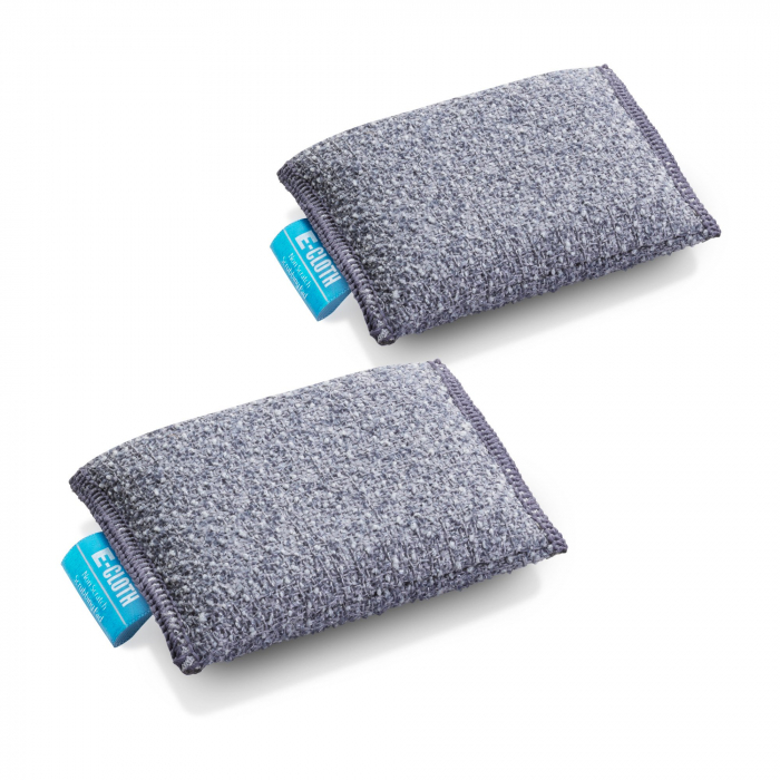 Set Doi Bureti Premium E-Cloth din Microfibra pentru Bucatarie si Baie, Cada, Chiuveta [2]