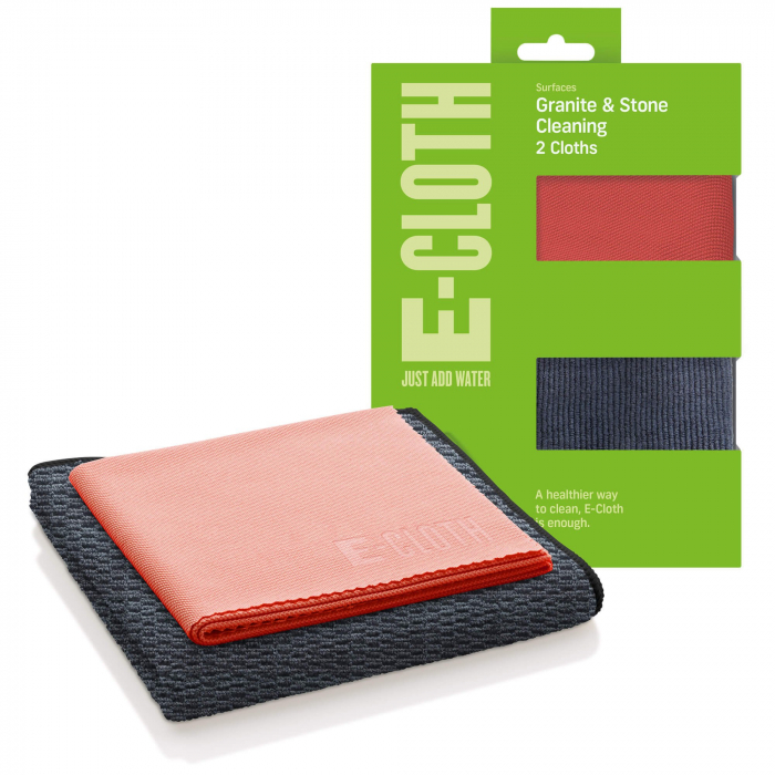 Set Doua Lavete Premium E-Cloth din Microfibra pentru Curatarea Suprafetelor si Blaturilor din Granit, 32 x 32 cm [1]