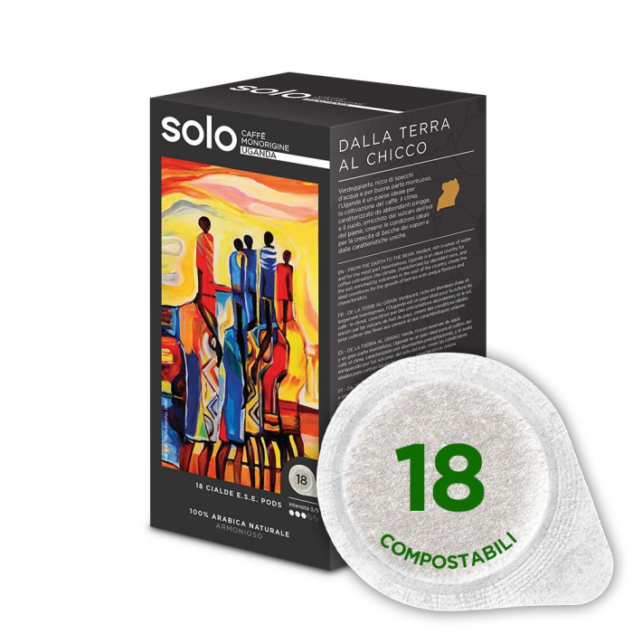 SOLO Caffe Monorigine Uganda - 18 Paduri ESE 44 mm