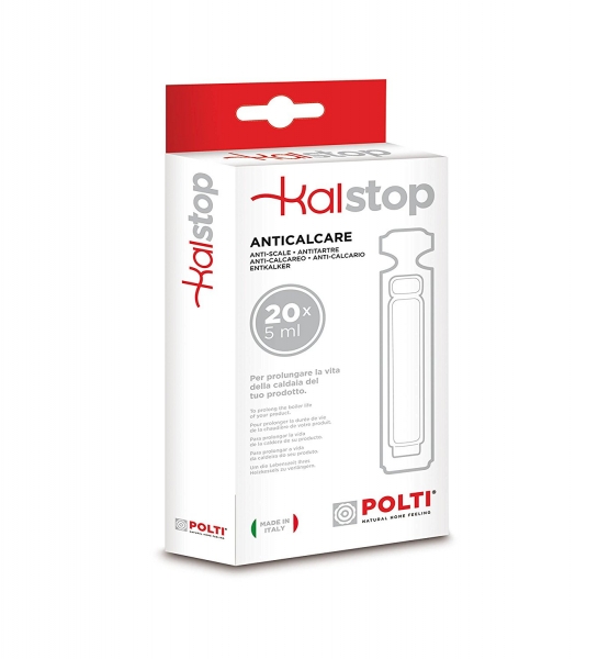 Solutie Anticalcar Polti Kal Stop, Biodegradabil, Non-toxic, 20 x 5 ml