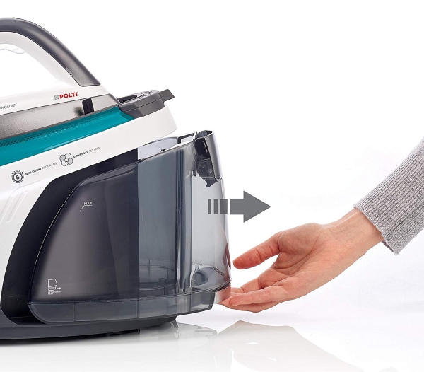 Statie de Calcat Polti La Vaporella XT110C, Talpa Aluminiu, 2350 W, 1.5 l, Boiler 7.5 Bar, Pompa 15 Bar, Functie Steam Pulse 500 gr, Alb/Verde [4]