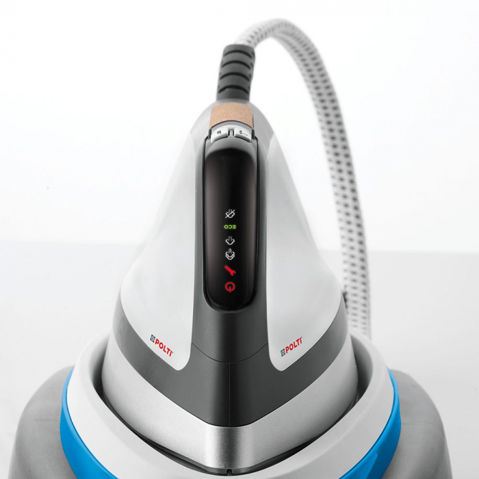 Stație de Călcat Polti Vaporella Instant VI50.54, 2200 W, 2 l, Presiune Pompă 8 BAR, Jet Abur 600 gr/min, Funcție ECO, Gri/Albastru [2]