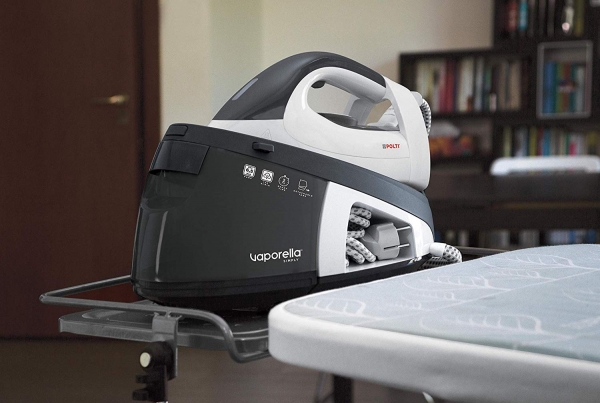 Statie de Calcat Polti Vaporella Simply VS10.12, Talpa Ceramica, 2200 W, 1.5 l, 6.5 BAR, 125 gr/min, Alb/Gri [4]